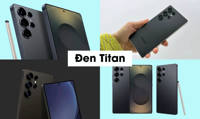 Samsung S25 Ultra có mấy màu - Đen Titan