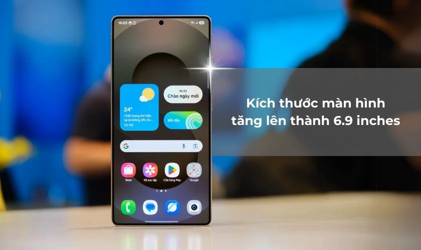 Samsung S25 Ultra có màn hình rộng đến 6.9 inches