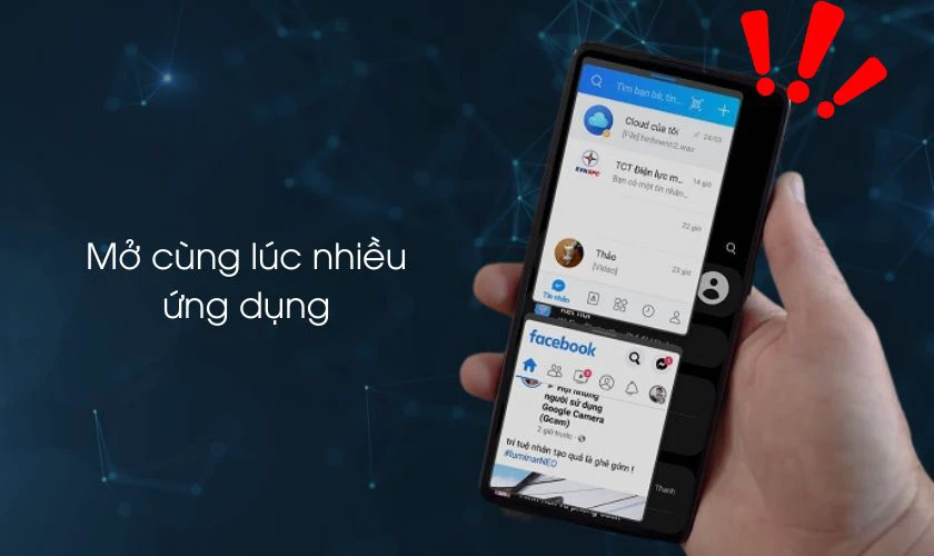 Mở nhiều ứng dụng cùng lúc cũng khiến cho Samsung S8 tụt pin nhanh