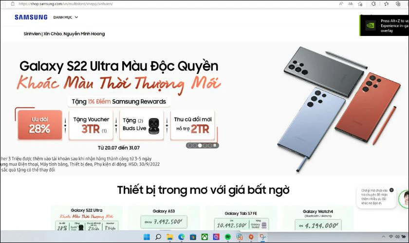 Tha hồ mua sắm với các sản phẩm điện thoại thông minh Samsung giá tốt