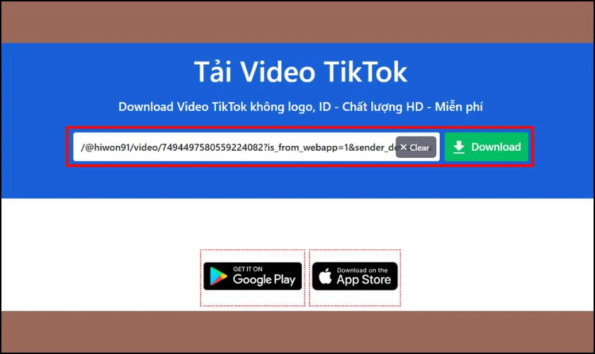 Sao chép liên kết TikTok không logo mới nhất