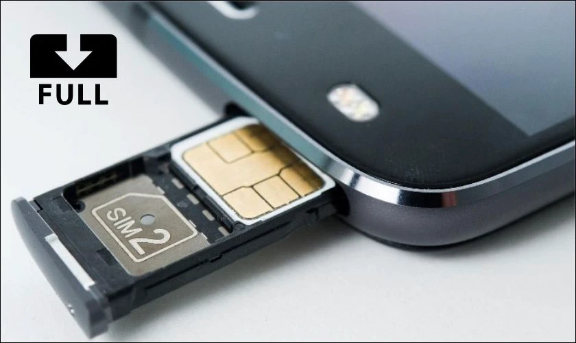 SIM đầy là nguyên nhân sao chép danh bạ thất bại