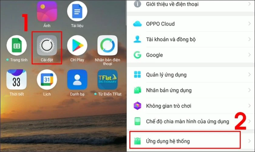 Cách sao chép số điện thoại từ máy sang sim OPPO từ cài đặt