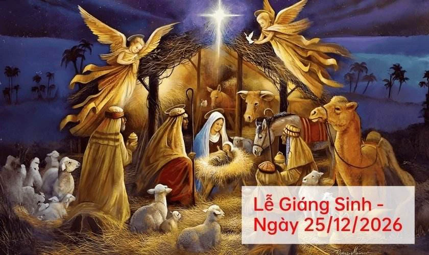 Lễ Giáng Sinh - Ngày 25/12/2026