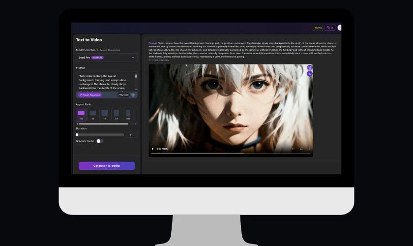 Bước 4: Bắt đầu dùng thử và tạo video đầu tiên