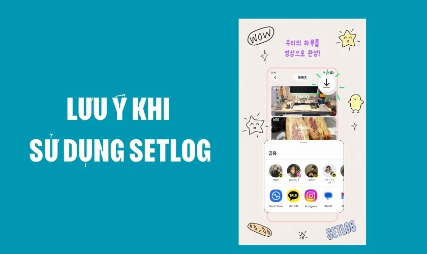 Lưu ý khi sử dụng Setlog là gì