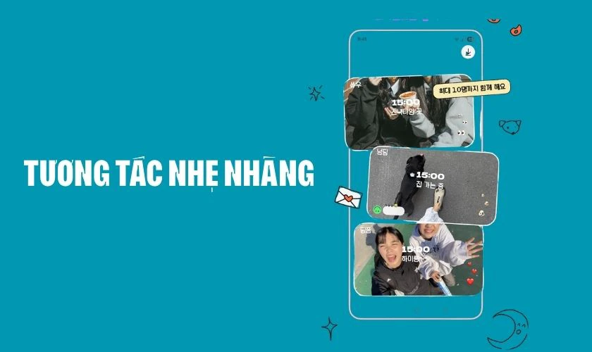 Tương tác nhẹ nhàng như nhật ký online