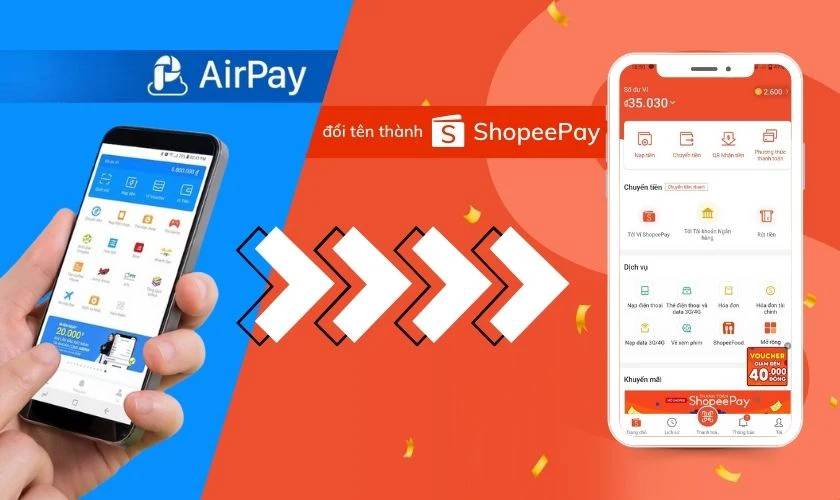 Mối liên hệ giữa ví Shopee Pay và ví Airpay là gì?