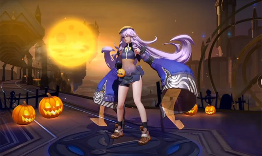 Keera với skin Halloween Sát Thủ Bí Ngô