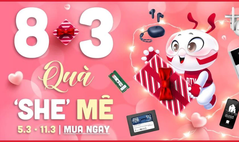 Những câu slogan sale 8/3 ngắn gọn, hay