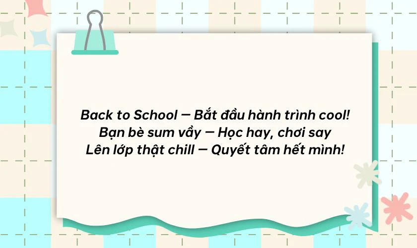 Khẩu hiệu theo vần ấn tượng