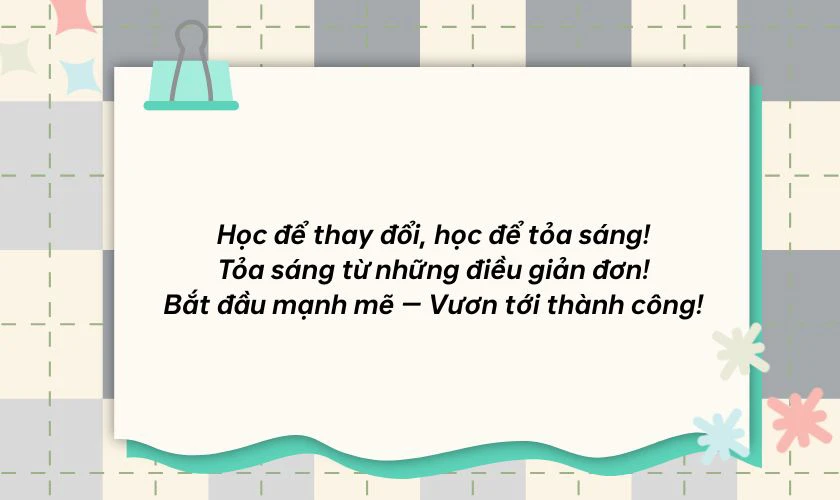 Khẩu hiệu tạo động lực