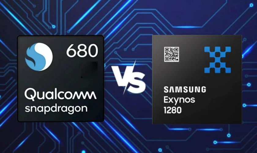 Hiệu suất GPU của Exynos 1280 được cải tiến và cao hơn Snapdragon 680