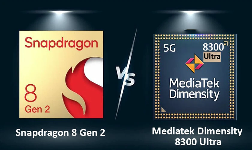 So sánh Mediatek Dimensity 8300 Ultra vs Snapdragon 8 Gen 2