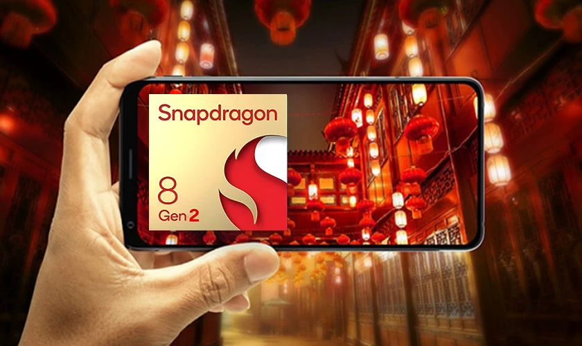 Điện thoại sử dụng chip Snapdragon 8 Gen 2