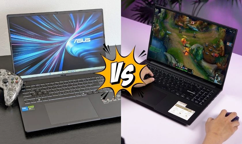 So sánh Asus Gaming V16 và Asus Gaming Vivobook 16X