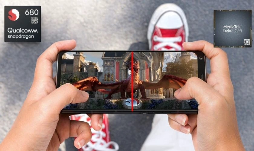 Hiệu năng và tốc độ xử lý của Snapdragon 680 và Helio G99 không quá chênh lệch