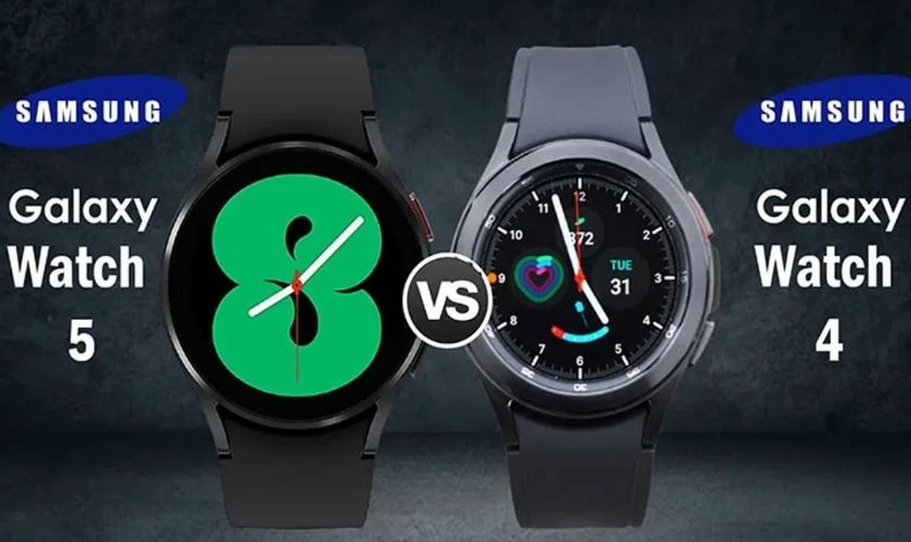 Cả Galaxy Watch 4 và 5 đều sử dụng hệ điều hành WearOS