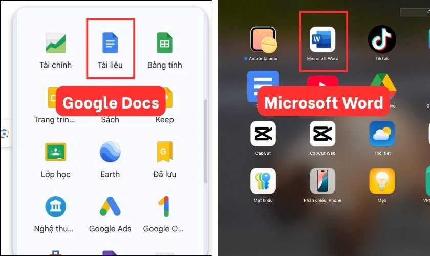 So sánh Google Docs và Microsoft Word: Điểm khác nhau