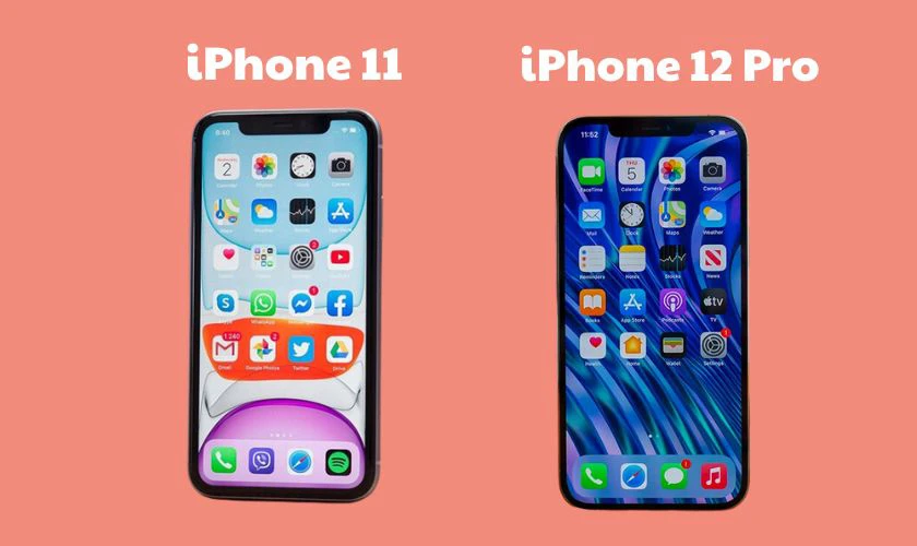 So sánh iPhone 11 và 12 Pro về thiết kế