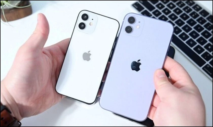 So sánh về thiết kế của iPhone 12 với iPhone 12 Mini