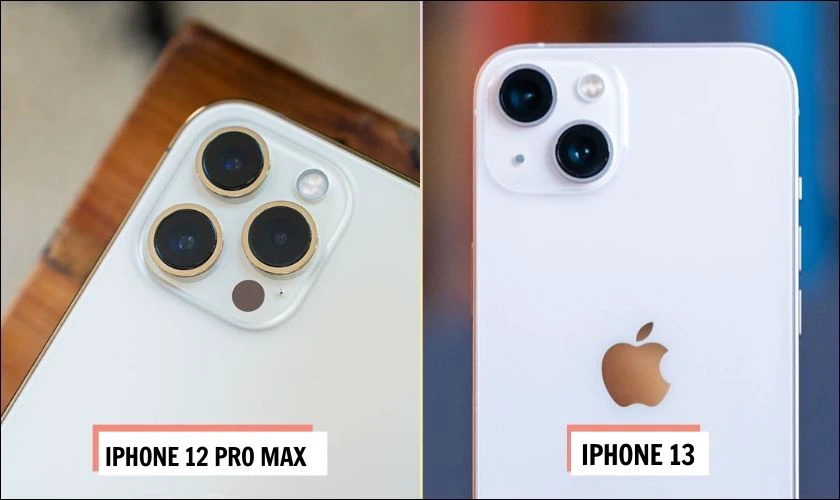 So sánh iPhone 13 và 12 Pro Max về camera