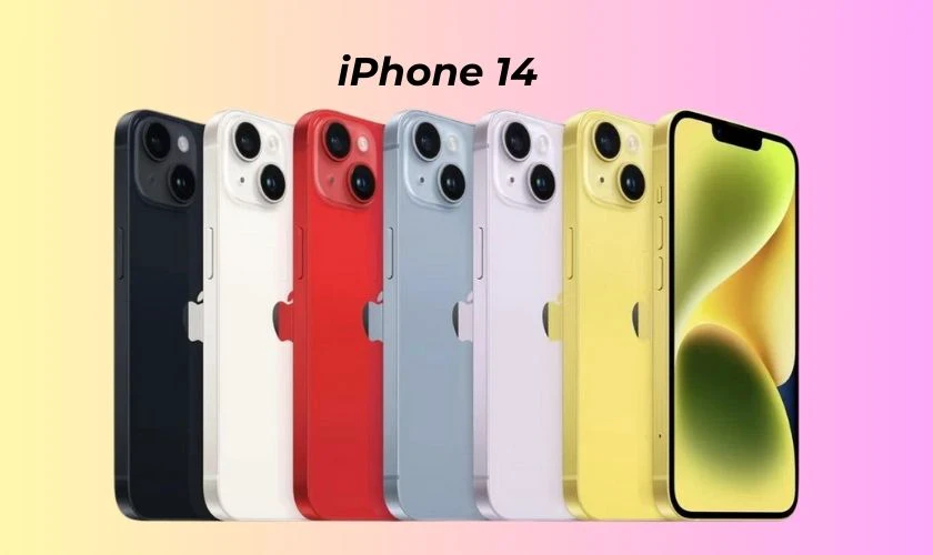 iPhone 14 sở hữu bảng màu tươi sáng, trẻ trung được nhiều người ưa chuộng