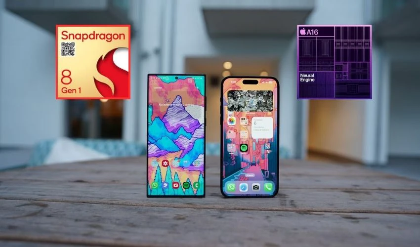 So sánh Samsung S22 Ultra và iPhone 14 về chip xử lý