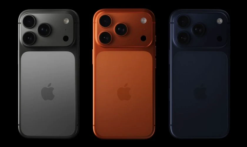 Màu sắc trên iPhone 17 Pro và 17 Pro Max giống nhau