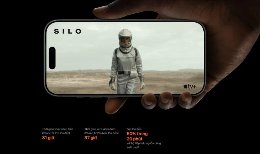 So sánh pin giữa 17 Pro và 17 Pro Max