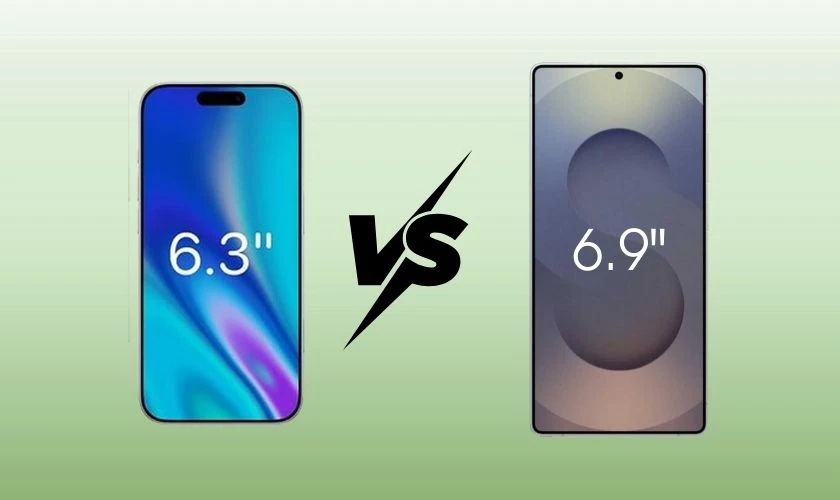 So sánh iPhone 17 Pro và Galaxy S25 Ultra về màn hình