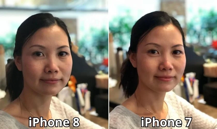 So sánh iPhone 7 và 8 về camera: iPhone 8 có cải tiến nhiều hơn về chất lượng ảnh chụp