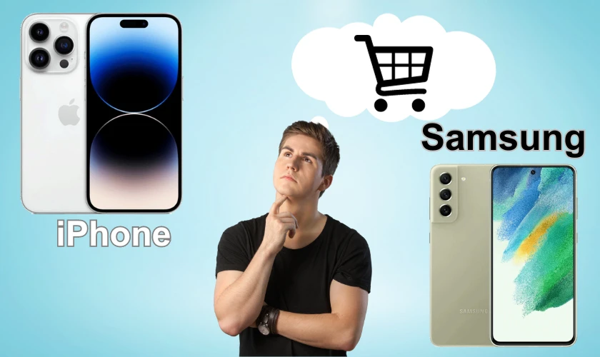 Nên mua điện thoại iPhone hay Samsung?