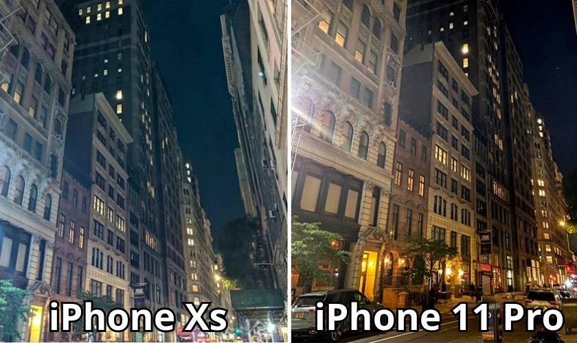 iPhone 11 Pro có khả năng chụp toàn cảnh tốt hơn so với iPhone Xs