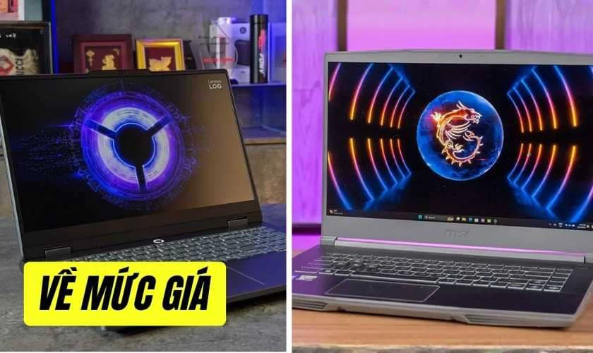 So sánh Lenovo LOQ 15 Essential và MSI Gaming Thin 15 chi tiết