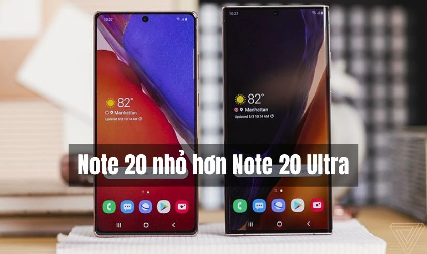 So sánh Note 20 và Note 20 Ultra về ngoại hình