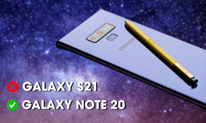 So sánh Note 20 và S21 về bút S-Pen