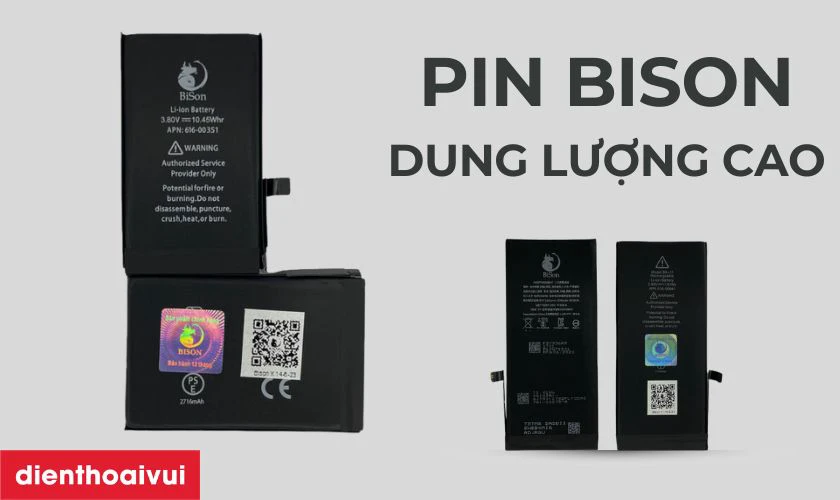 Điểm nổi bật của pin Bison