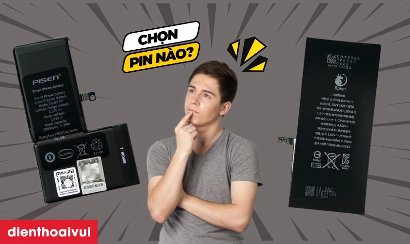 Pin Pisen và Bison: Nên chọn pin nào khi thay pin?