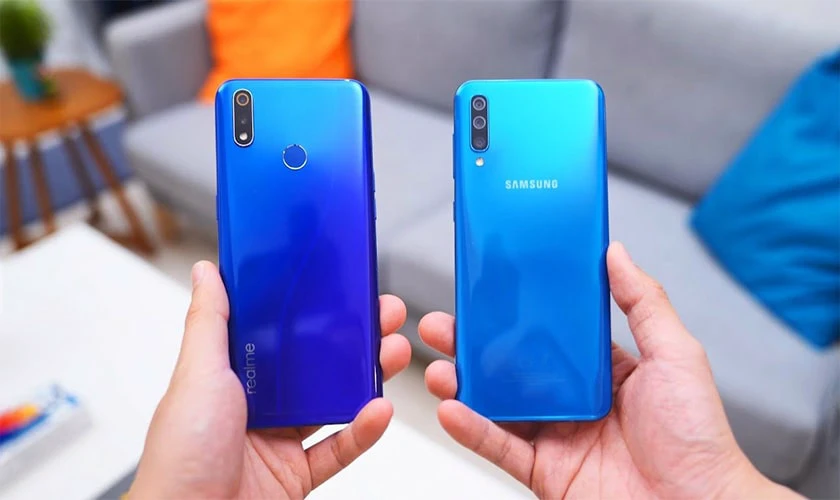 So sánh điện thoại Realme Pro 3 và Samsung A50 mới nhất