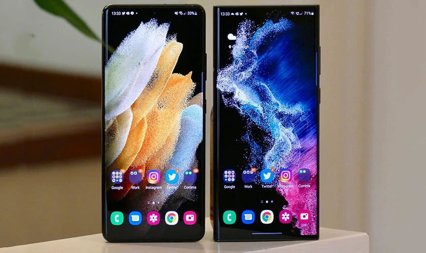 Nên lựa chọn điện thoại Samsung Galaxy S21 Ultra hay S22 Ultra