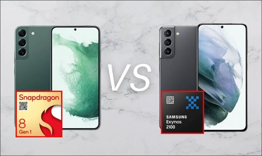 Khả năng làm việc đa nhiệm của S22 tốt hơn S21 nhờ được trang bị chip Snapdragon cao cấp