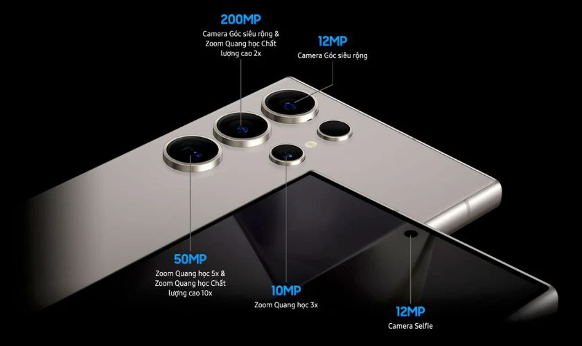 So sánh Samsung S24 Ultra và iPhone 16 Pro Max về camera