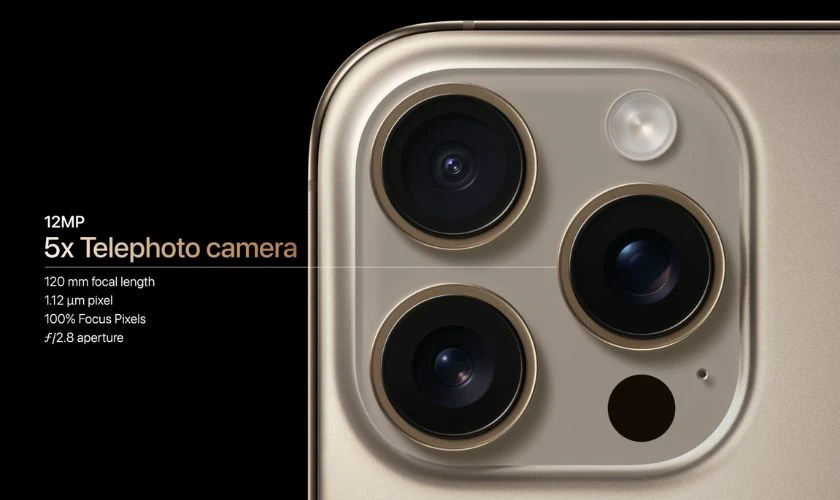 iPhone 16 Pro Max tập trung vào việc tối ưu hóa cảm biến 48MP