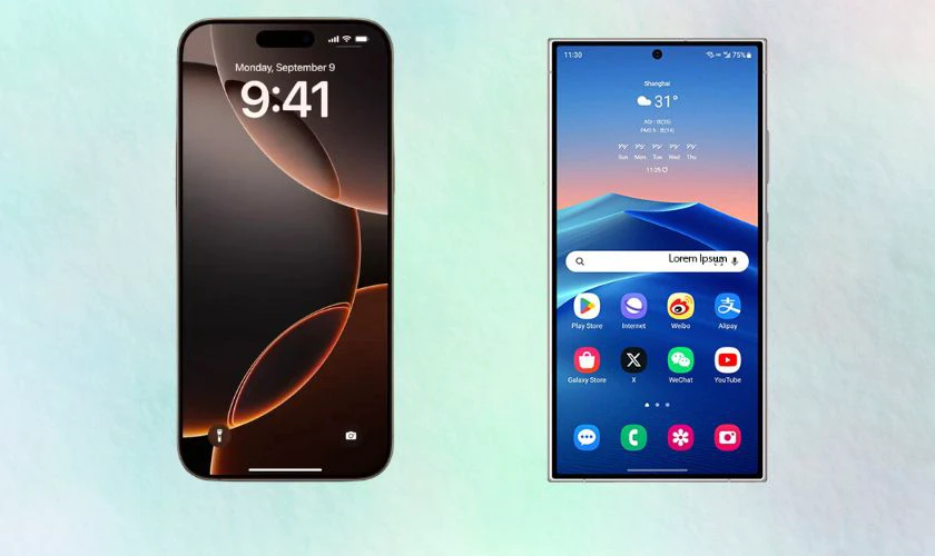 So sánh S24 Ultra và 16 Pro Max về màn hình