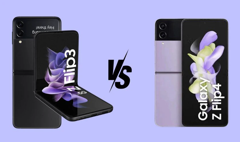 So sánh Z Flip 3 và 4: Thiết kế