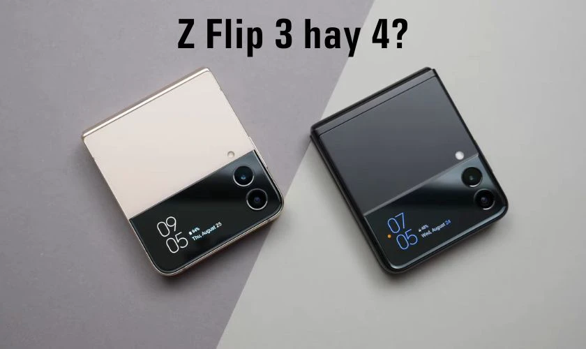 Nên mua Samsung Galaxy Z Flip4 hay Samsung Galaxy Z Flip3