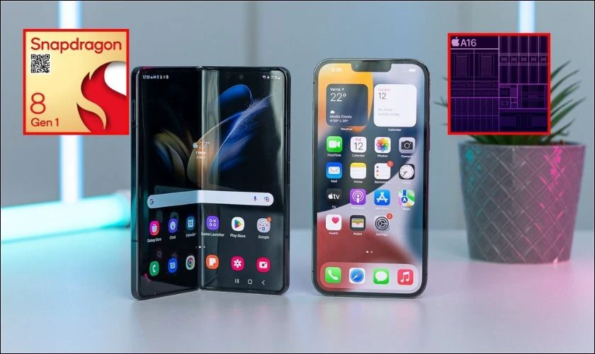 Chip xử lý khác biệt mang đến trải nghiệm khác nhau giữa 2 dòng điện thoại
