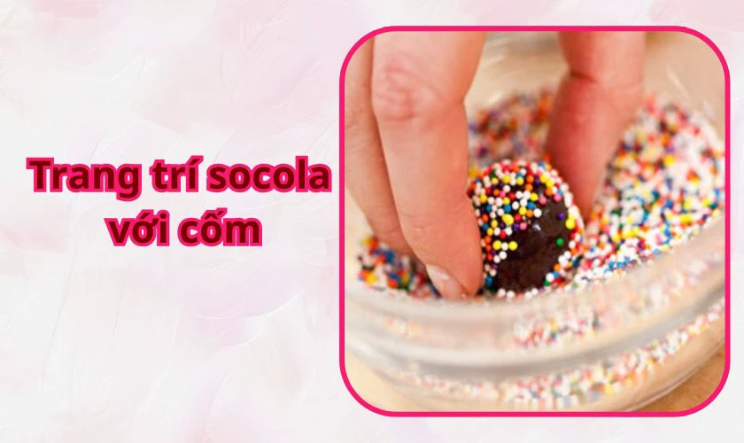 Trang trí socola Valentine