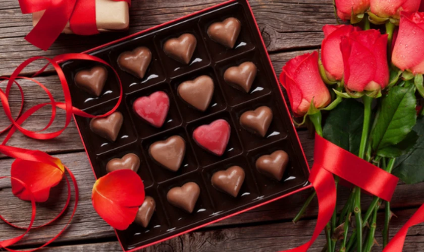 Hình ảnh socola Valentine đẹp xinh